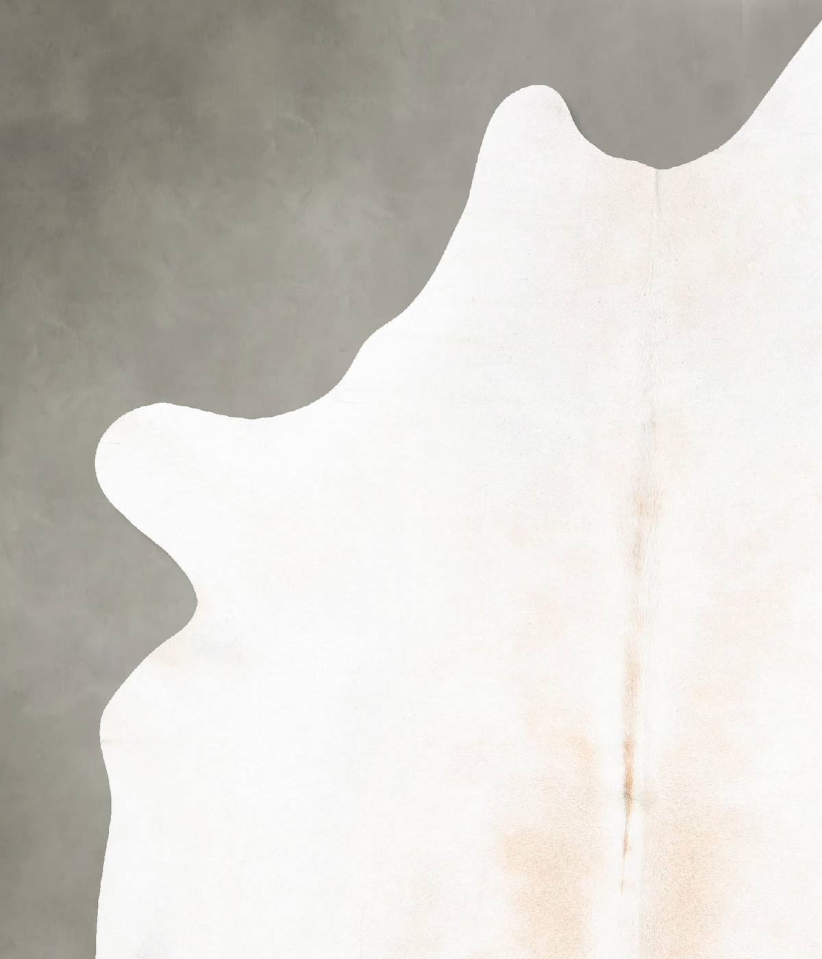 Grey with Beige Cowhide Rug #B27009