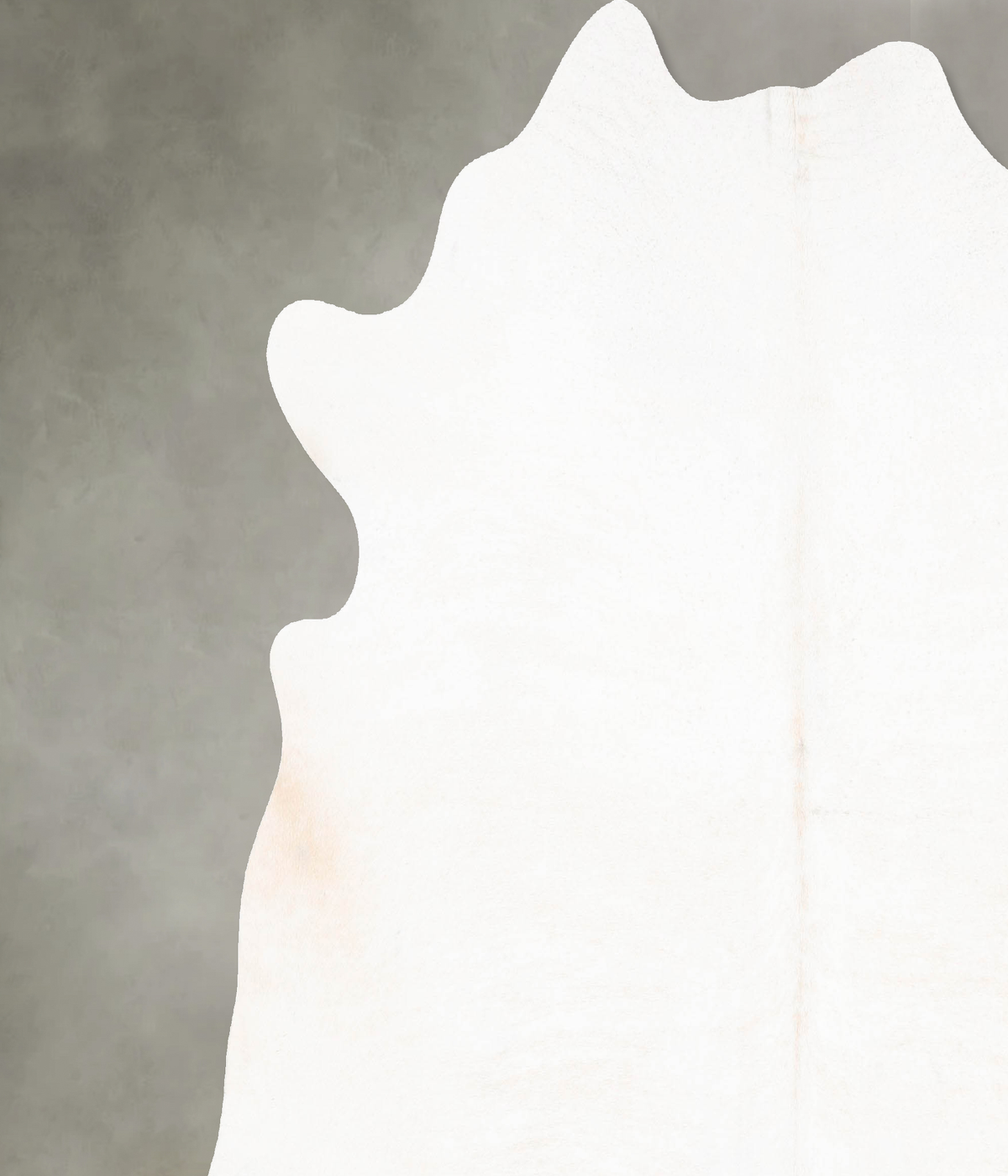 Ivory with Beige XX-Large Brazilian Cowhide Rug 7'11"H x 7'10"W #B27015 by Hudson Hides