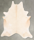 Palomino XX-Large Brazilian Cowhide Rug 9'2"H x 7'1"W #B27046 by Hudson Hides