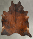 Dark Brindle XX-Large Brazilian Cowhide Rug 8'5"H x 6'11"W #B27056 by Hudson Hides