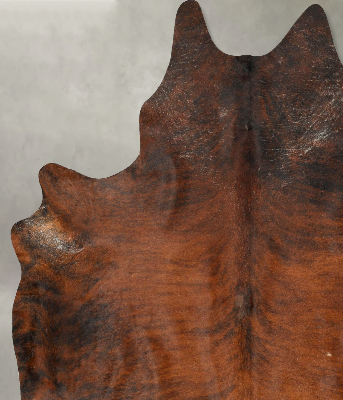 Dark Brindle XX-Large Brazilian Cowhide Rug 8'5"H x 6'11"W #B27056 by Hudson Hides