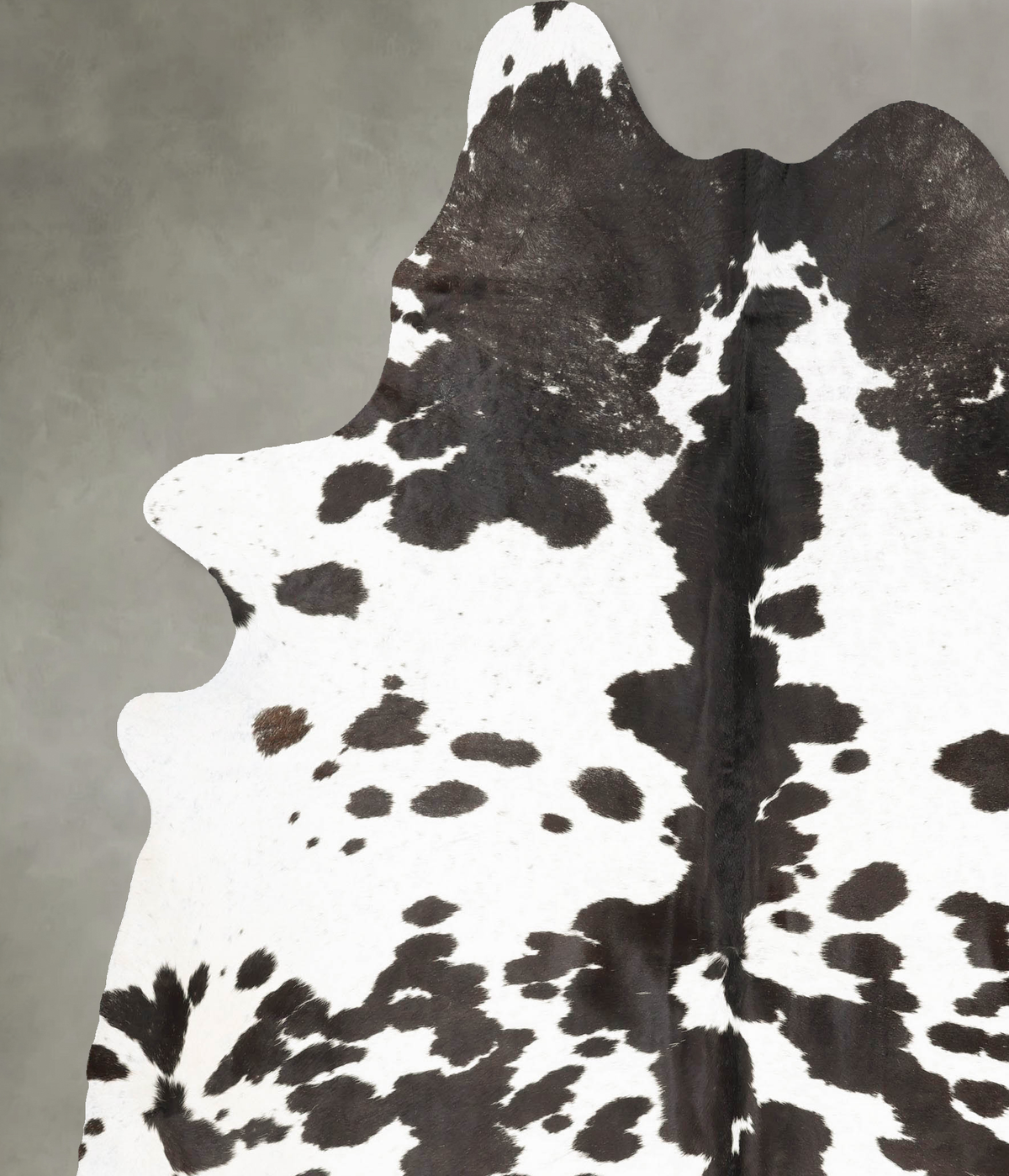 Black and White XX-Large Brazilian Cowhide Rug 8'4"H x 6'11"W #B27058 by Hudson Hides