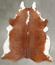 Hereford XX-Large Brazilian Cowhide Rug 8'1"H x 6'6"W #B27068 by Hudson Hides