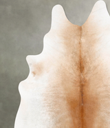 Grey with Beige XX-Large Brazilian Cowhide Rug 7'5"H x 6'11"W #B27070 by Hudson Hides