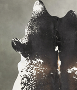 Salt and Pepper Black XX-Large Brazilian Cowhide Rug 8'8"H x 7'0"W #B27073 by Hudson Hides