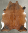 Warm Caramel X-Large Brazilian Cowhide Rug 7'7"H x 6'7"W #B27075 by Hudson Hides