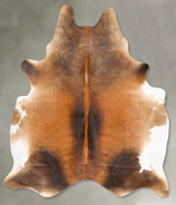 Warm Caramel X-Large Brazilian Cowhide Rug 7'11"H x 6'2"W #B27076 by Hudson Hides