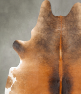 Warm Caramel X-Large Brazilian Cowhide Rug 7'11"H x 6'2"W #B27076 by Hudson Hides