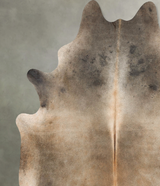Grey with Beige XX-Large Brazilian Cowhide Rug 8'9"H x 7'6"W #B27078 by Hudson Hides