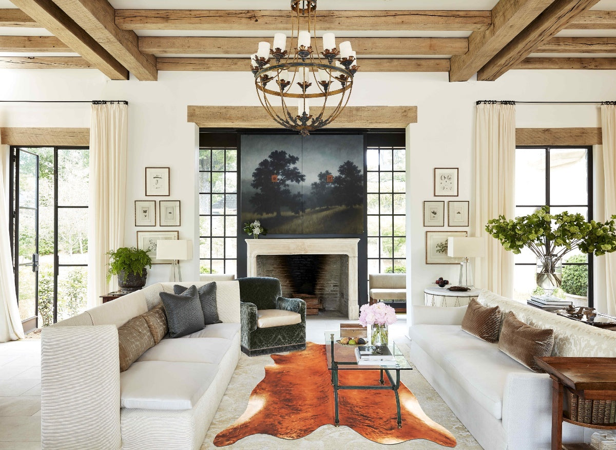 Medium Brindle Cowhide Rug #B2707