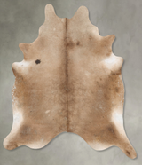Taupe XX-Large Brazilian Cowhide Rug 8'3"H x 6'8"W #B27086 by Hudson Hides