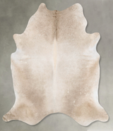 Taupe XX-Large Brazilian Cowhide Rug 7'10"H x 7'3"W #B27091 by Hudson Hides