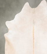 Ivory with Beige XX-Large Brazilian Cowhide Rug 9'4"H x 7'4"W #B27101 by Hudson Hides