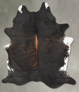 Dark Brindle XX-Large Brazilian Cowhide Rug 8'6"H x 6'4"W #B27102 by Hudson Hides