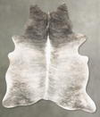 Grey Brindle X-Large Brazilian Cowhide Rug 7'3"H x 5'8"W #B27110 by Hudson Hides