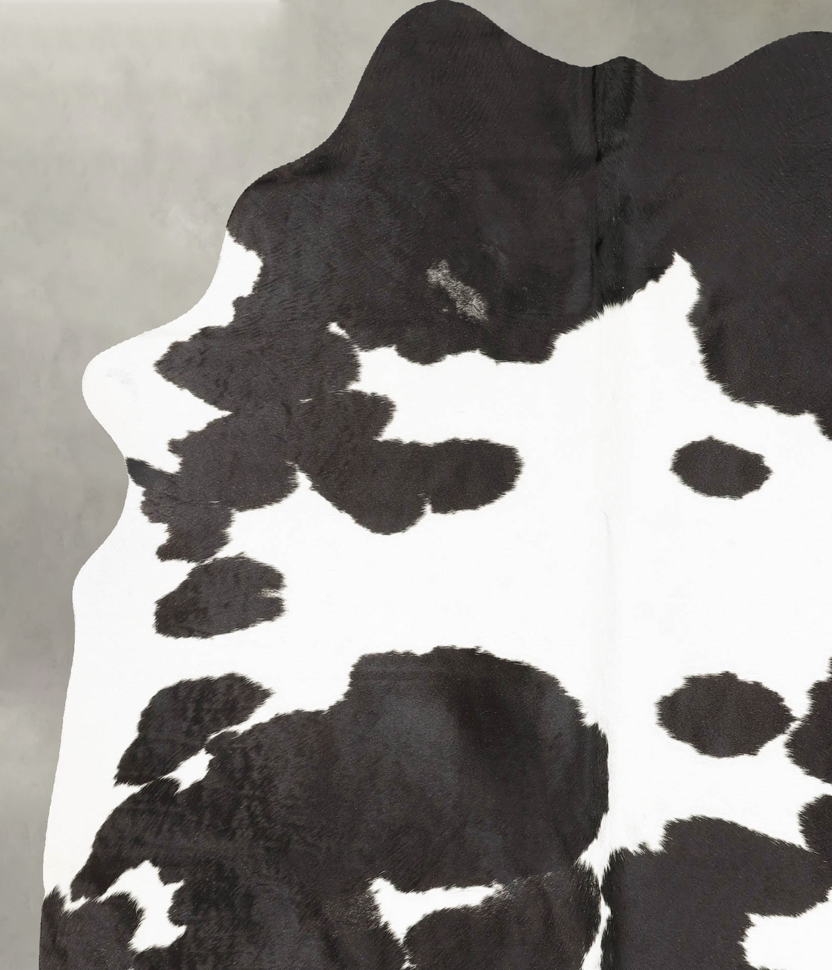 Black and White X-Large Brazilian Cowhide Rug 7'7"H x 6'4"W #B27112 by Hudson Hides