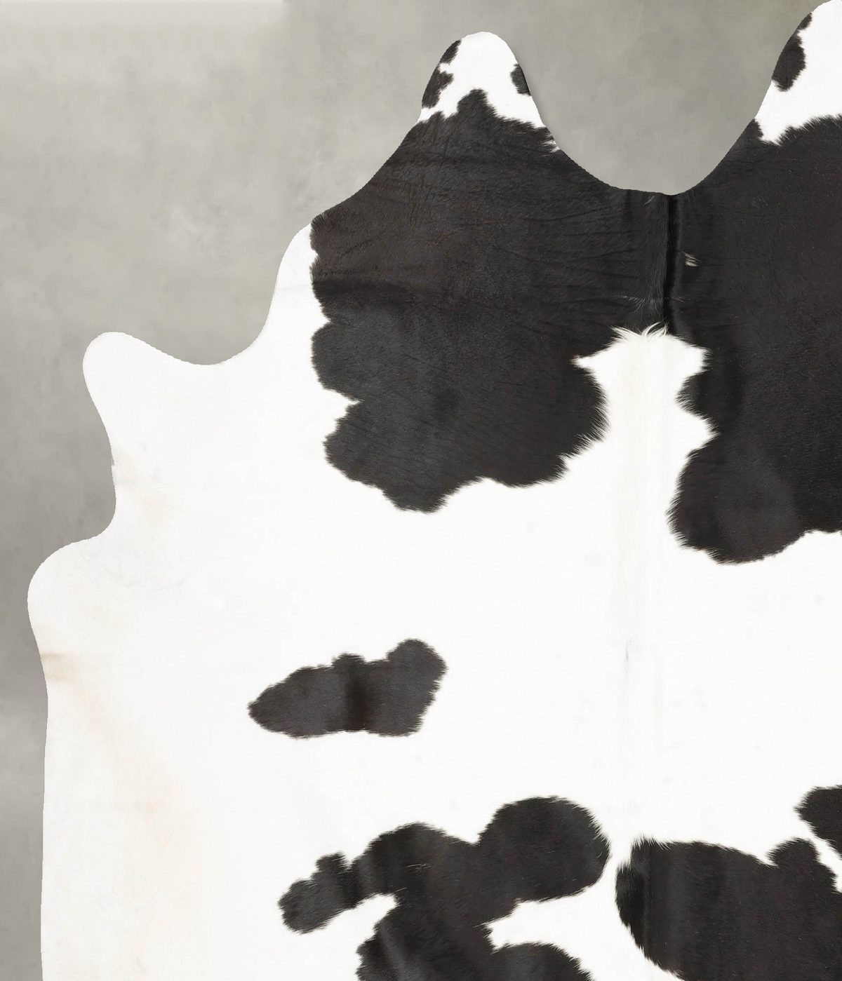Black and White XX-Large Brazilian Cowhide Rug 7'9"H x 6'7"W #B27118 by Hudson Hides