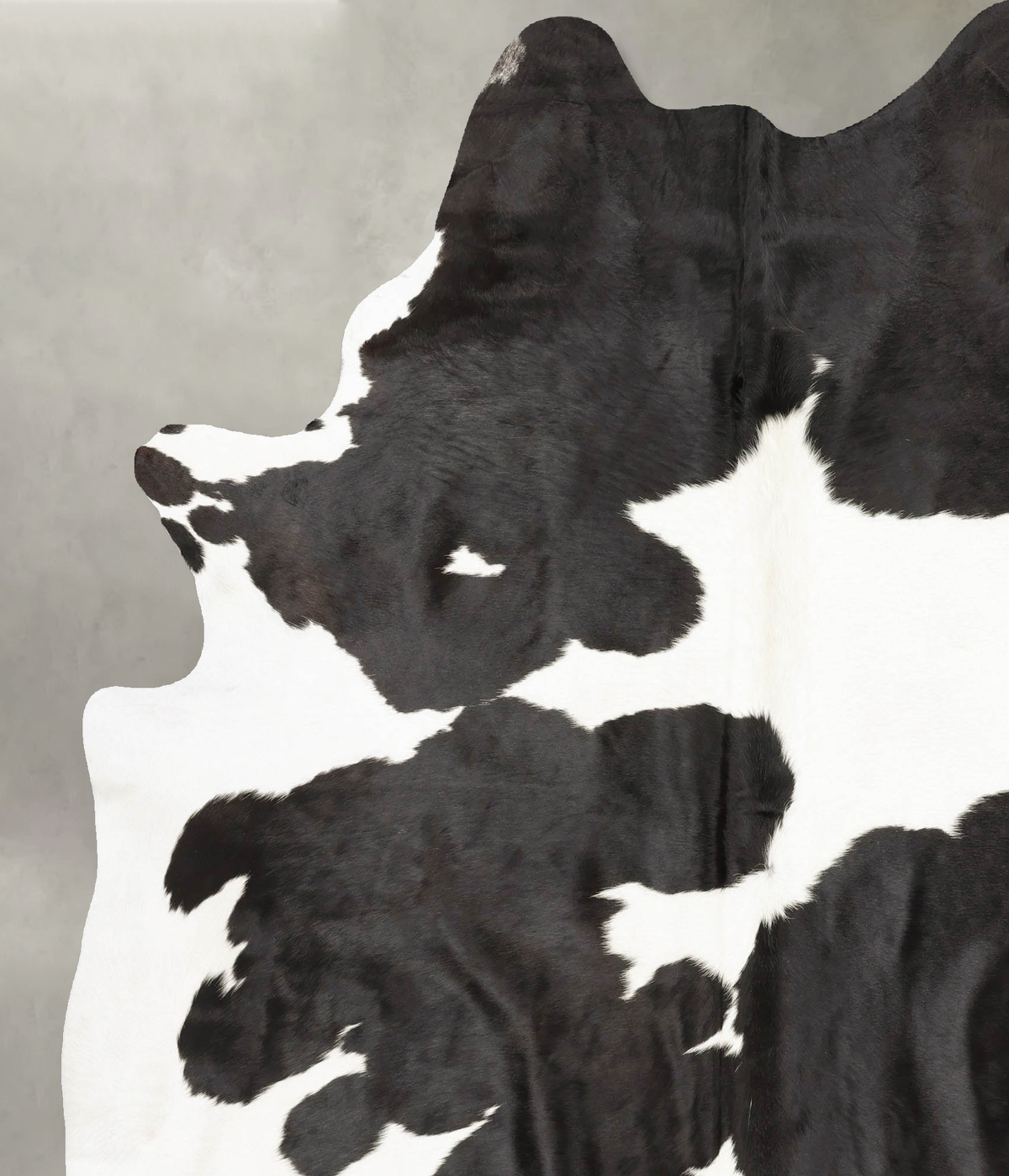 Black and White XX-Large Brazilian Cowhide Rug 7'11"H x 6'8"W #B27120 by Hudson Hides