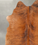 Medium Brindle Large Brazilian Cowhide Rug 5'9"H x 5'4"W #B27125 by Hudson Hides