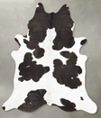 Black and White XX-Large Brazilian Cowhide Rug 8'4"H x 7'2"W #B27126 by Hudson Hides
