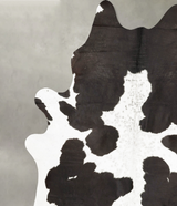 Black and White XX-Large Brazilian Cowhide Rug 8'4"H x 7'2"W #B27126 by Hudson Hides