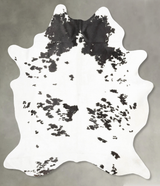 Black and White XX-Large Brazilian Cowhide Rug 8'4"H x 6'5"W #B27128 by Hudson Hides