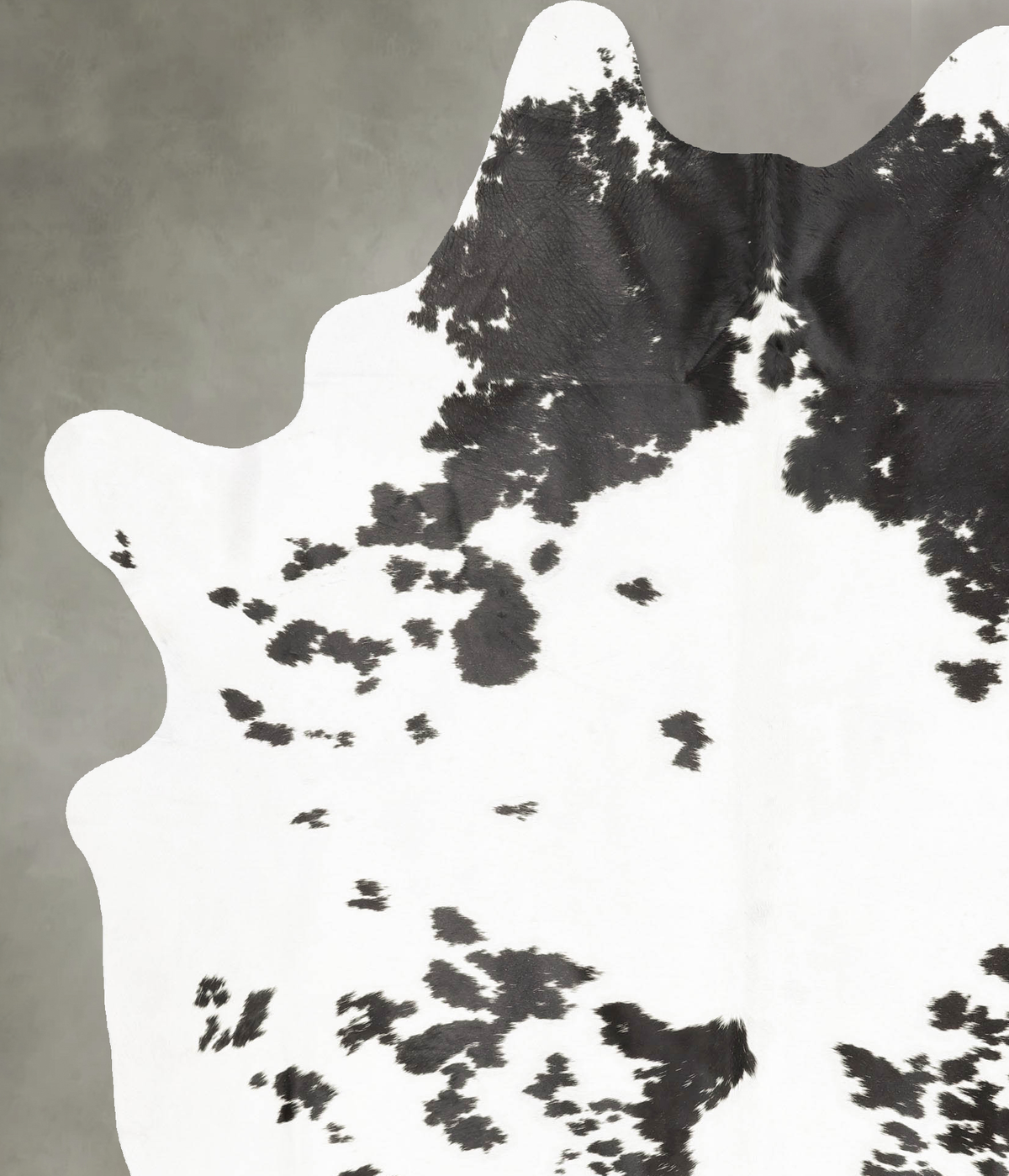 Black and White XX-Large Brazilian Cowhide Rug 8'4"H x 6'5"W #B27128 by Hudson Hides