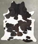 Black and White XX-Large Brazilian Cowhide Rug 8'5"H x 6'5"W #B27130 by Hudson Hides