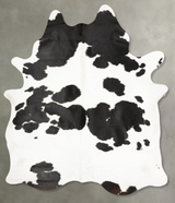 Black and White XX-Large Brazilian Cowhide Rug 8'10"H x 6'8"W #B27132 by Hudson Hides