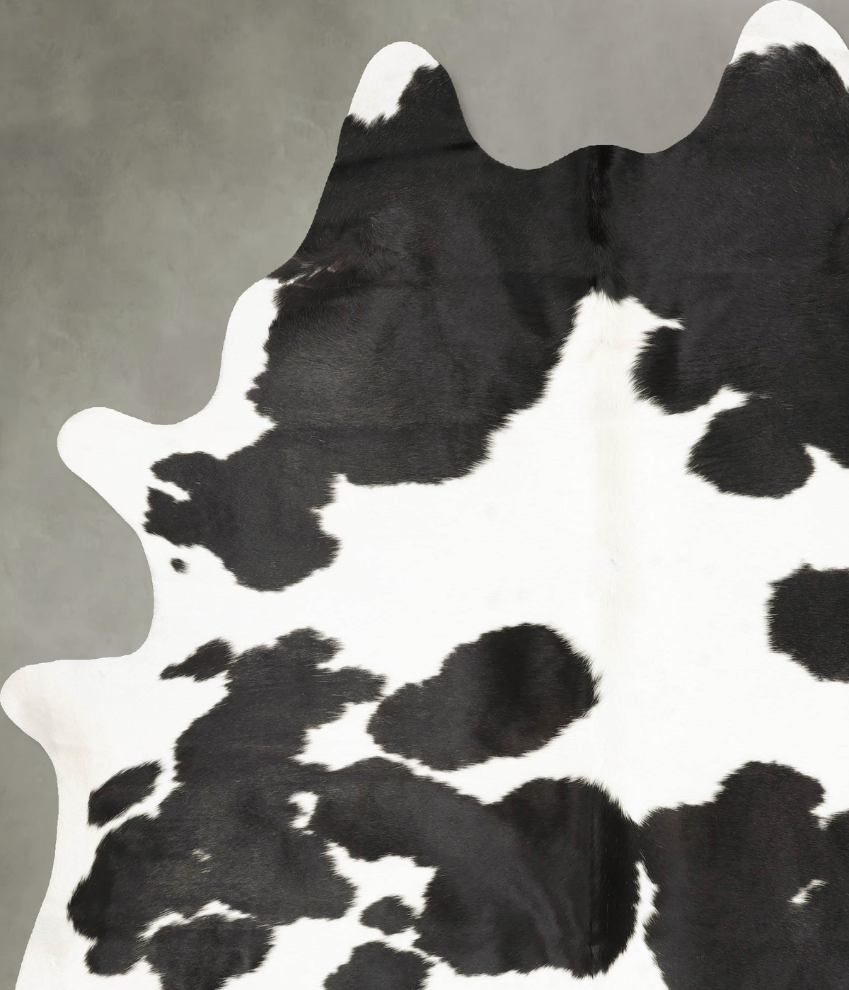 Black and White XX-Large Brazilian Cowhide Rug 8'10"H x 6'8"W #B27132 by Hudson Hides