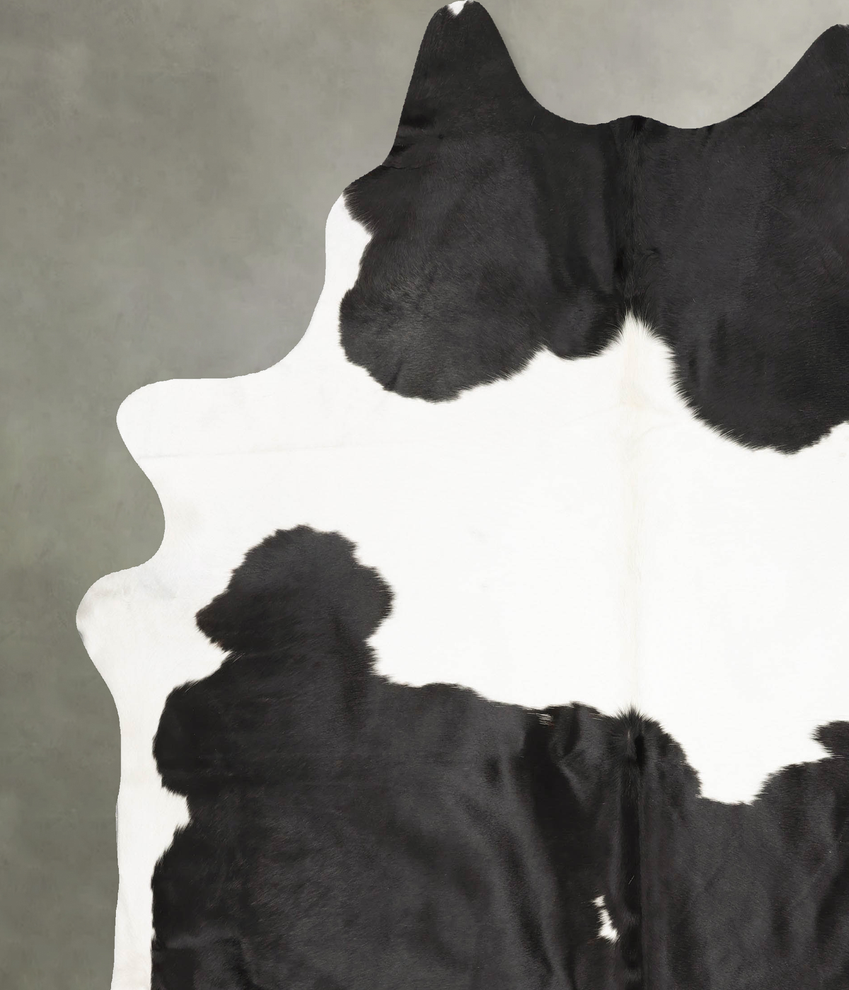 Black and White XX-Large Brazilian Cowhide Rug 8'6"H x 7'5"W #B27134 by Hudson Hides