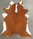 Hereford XX-Large Brazilian Cowhide Rug 7'10"H x 7'3"W #B27136 by Hudson Hides