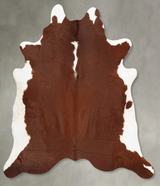 Hereford XX-Large Brazilian Cowhide Rug 7'8"H x 7'6"W #B27137 by Hudson Hides