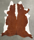 Hereford XX-Large Brazilian Cowhide Rug 8'4"H x 7'9"W #B27140 by Hudson Hides