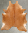 Solid Brown X-Large Brazilian Cowhide Rug 7'8"H x 6'3"W #B27142 by Hudson Hides