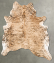 Light Brindle X-Large Brazilian Cowhide Rug 7'6"H x 6'4"W #B27146 by Hudson Hides