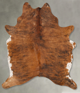 Medium Brindle X-Large Brazilian Cowhide Rug 7'2"H x 5'10"W #B27152 by Hudson Hides