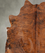 Medium Brindle X-Large Brazilian Cowhide Rug 6'4"H x 6'3"W #B27154 by Hudson Hides