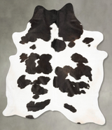 Black and White X-Large Brazilian Cowhide Rug 7'8"H x 6'4"W #B27156 by Hudson Hides