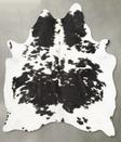 Black and White XX-Large Brazilian Cowhide Rug 8'3"H x 6'4"W #B27159 by Hudson Hides