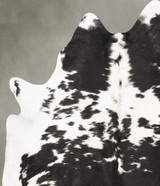 Black and White XX-Large Brazilian Cowhide Rug 8'3"H x 6'4"W #B27159 by Hudson Hides