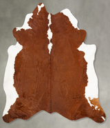 Hereford XX-Large Brazilian Cowhide Rug 7'10"H x 7'5"W #B27163 by Hudson Hides