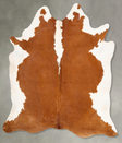 Hereford XX-Large Brazilian Cowhide Rug 8'7"H x 7'7"W #B27165 by Hudson Hides