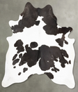 Black and White X-Large Brazilian Cowhide Rug 7'9"H x 6'4"W #B27167 by Hudson Hides