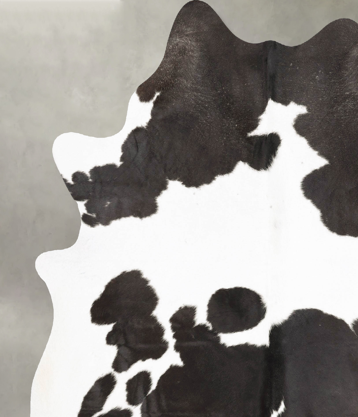 Black and White X-Large Brazilian Cowhide Rug 7'9"H x 6'4"W #B27167 by Hudson Hides