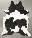 Black and White XX-Large Brazilian Cowhide Rug 9'0"H x 6'10"W #B27169 by Hudson Hides