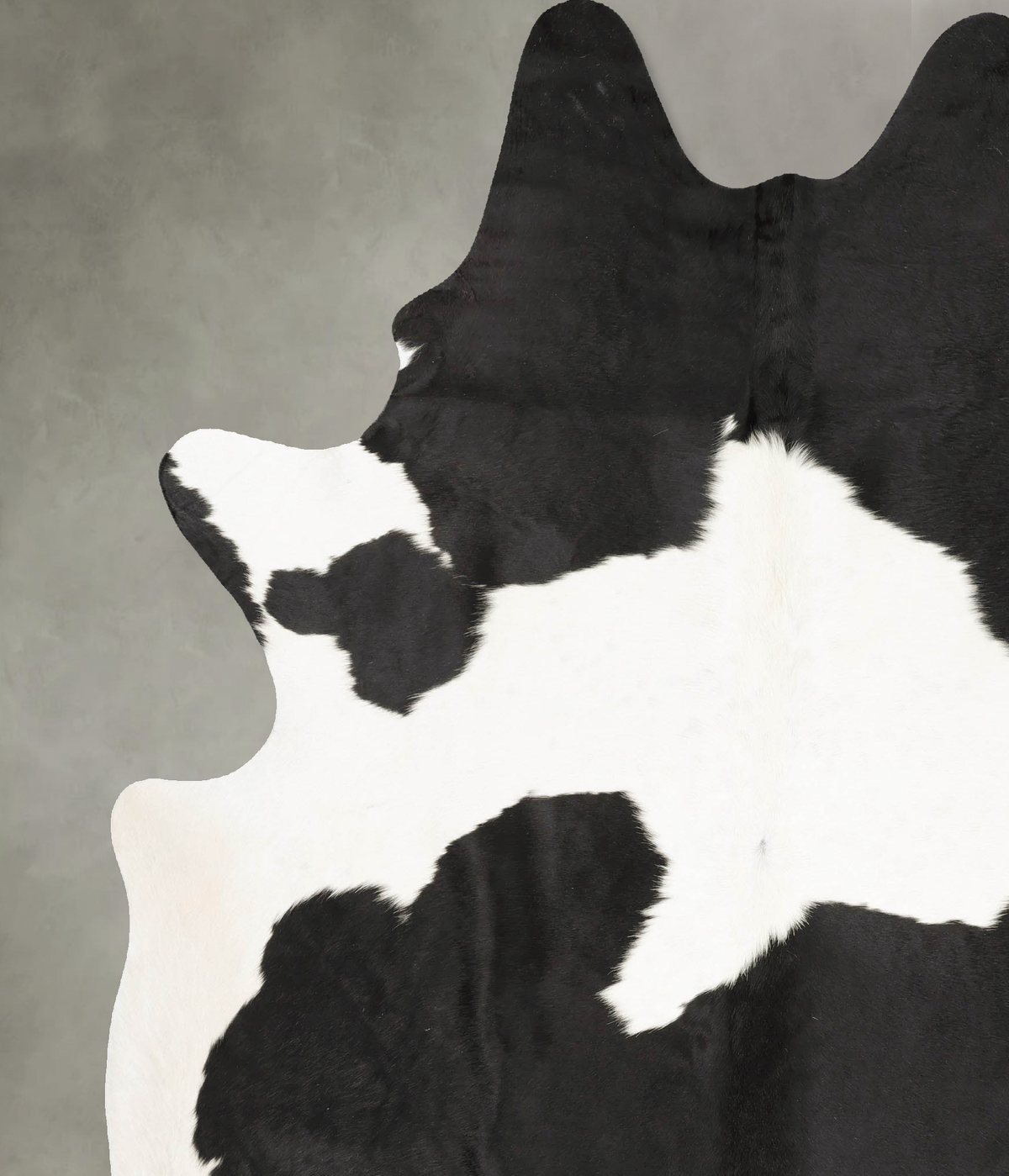 Black and White XX-Large Brazilian Cowhide Rug 9'0"H x 6'10"W #B27169 by Hudson Hides
