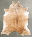 Medium Brindle X-Large Brazilian Cowhide Rug 7'0"H x 6'6"W #B27171 by Hudson Hides
