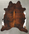 Dark Brindle XX-Large Brazilian Cowhide Rug 8'0"H x 6'8"W #B27176 by Hudson Hides