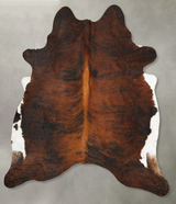 Dark Brindle XX-Large Brazilian Cowhide Rug 8'0"H x 6'8"W #B27176 by Hudson Hides